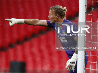 Chris Haigh of Concord Rangers  during  The 2019/2020 Buildbase FA Trophy Final between Concord Rangers and Harrogate Town at Wembley Stadiu...