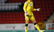  Charlton Athletic's Ben Amos celebrates Charlton Athletic's Chuks Aneke goal during Sky B...