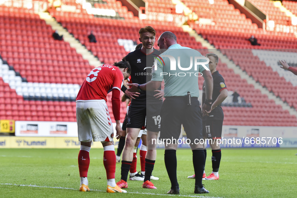  during the Sky Bet League 1 match between Charlton Athletic and Lincoln City at The Valley, London on Tuesday 4th May 2021.  