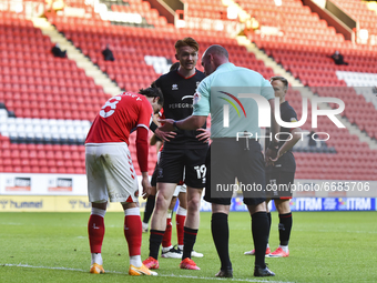  during the Sky Bet League 1 match between Charlton Athletic and Lincoln City at The Valley, London on Tuesday 4th May 2021.  (
