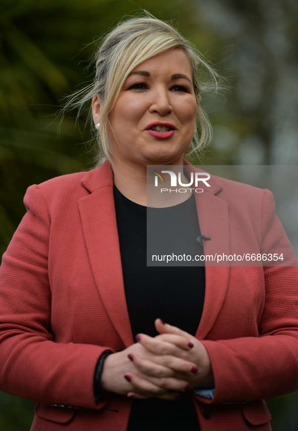 Michelle O'Neill, Northern Ireland Deputy First Minister, visits Roddy McCorley Society to turn the first Sod on a new Museum - Roddy McCorl...