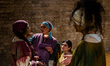 Appearances put on make-up before the show on the occasion of the Feast of San Nicola in f...
