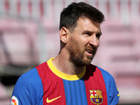 Leo Messi during the match between FC Barcelona and Club Atletico Madrid, corresponding to the week 35 of the Liga Santander, played at the...