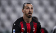 Milan forward Zlatan Ibrahimovic (11) looks on during the Serie A football match n.35 JUVE...