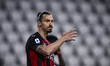 Milan forward Zlatan Ibrahimovic (11) gestures during the Serie A football match n.35 JUVE...
