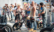An owner riding his Harley Davidson in the Barcelona Harley Days held in Barcelona on July...