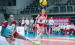 Malwina Smarzek (POL),Zuzanna Gorecka (POL) during the Women's volleyball friendly match b...