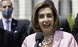 U.S. House Speaker Nancy Pelosi (D-CA) speaks at a news conference on infrastructure on Ca...