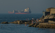 People enjoy sunny weather at Sandycove Beach, Dublin.On Tuesday, 1 June 2021, in Dublin,...