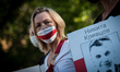 Demonstration ''Together against terrorism'' organised by the Belarusian Association in It...