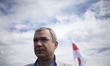 Pavel Latushko seen during Belarusian opposition activists in Bobrowniki at the Polish-Bel...
