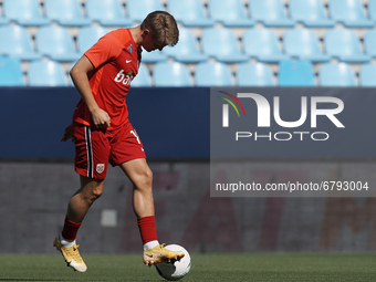 Martin Odegaard (Arsenal FC) of Norway during the warm-up before the international friendly match between Norway and Greece at Estadio La Ro...