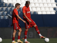 Erling Haaland (Borussia Dortmund) and Martin Odegaard (Arsenal FC) of Norway during the warm-up before the international friendly match bet...