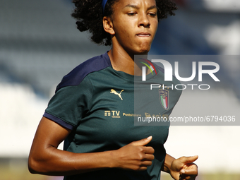 Sara Gama during friendly match match between Italy v Holland Woman, in Ferrara, Italy on June 10, 2021.  (