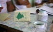 A polling station in Algiers, Algeria, June 12, 2021. Algeria is organizing the 2021 legis...