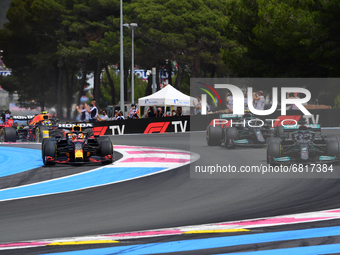 Start of French GP in Paul Ricard Circuit in Le Castelett, Provence-Alpes-Cote d'Azur, France, 20 June 2021 (