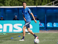Thomas Lam of Finland during a Finland national team training session ahead of their UEFA Euro 2020 match against Belgium on June 20, 2021 a...