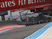 Start of the race during the F1 Grand Prix of France at Circuit Paul Ricard on June 27, 2021 in Le Castellet, France. (