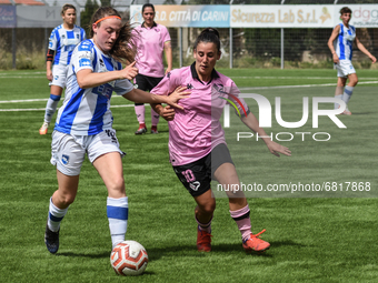Ilenia Viscuso during the Serie C match between Palermo Women and Pescarai Femminile, at the Pasqaulino Stadium in Palermo. Italy, Sicily, P...