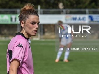Clara Lazzara during the Serie C match between Palermo Women and Pescarai Femminile, at the Pasqaulino Stadium in Palermo. Italy, Sicily, Pa...
