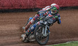 Dan Bewley (Great Britain) (Red) leads Rasmus Jensen (Denmark) in the run off for the fi...