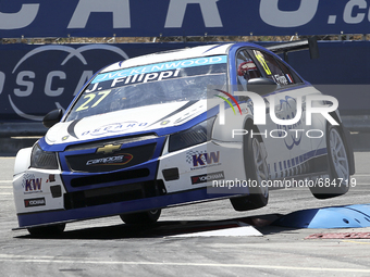 John Filippi (FRA) in Chevrolet RML Cruze TC1 of Campos Racing during the FIA WTCC 2015 - Free Practice 2, at Vila Real in Portugal, on July...
