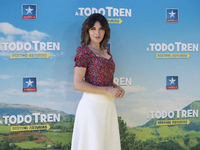 Verónica López attends the A TODO TREN premiere at the Kinépolis cinemas in Madrid July 4, 2021 Spain. (