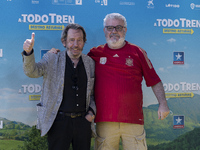 Millán Salcedo y Fernando Conde  attends the A TODO TREN premiere at the Kinépolis cinemas in Madrid July 4, 2021 Spain. (
