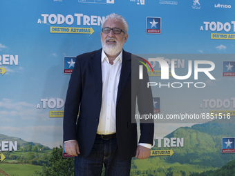 Leo Harlem attends the A TODO TREN premiere at the Kinépolis cinemas in Madrid July 4, 2021 Spain. (