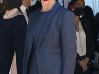 Christine Lagarde, president of the European Central Bank (ECB), attends the WJA (World Jurist Association) Congress at Casa de America on J...