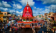 Shree Jagannath temple ditties wooden chariots seen in front of the temple and it is being...