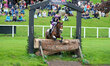 Ginny Howe riding Undalgo de Windsor during 4* Cross Country event at the Barbury Castle I...
