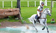 Andrew Nicholson riding Swallow Springs during 4* Cross Country event at the Barbury Castl...