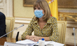 The Minister of Education and Vocational Training, Pilar Alegria, chairs the Sectorial Con...