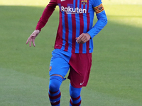 Gerard Pique during the friendly match between FC Barcelona and Club Gimnastic de Tarragona, played at the Johan Cruyff Stadium on 21th July...