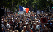 More than 10,000  protesters took to the streets in Toulouse against the near mandatory va...