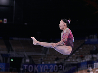 Hitomi Hatakeda of Japan during women's qualification for the Artistic  Gymnastics final at the Olympics at Ariake Gymnastics Centre, Tokyo,...