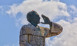 Monument of Fray Anton de Montesinos in the city of Santo Domingo, Dominican Republic, on...