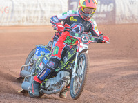  Tom Brennan  picks up some drive during the SGB Premiership match between Wolverhampton Wolves and Belle Vue Aces at the Ladbroke Stadium,...