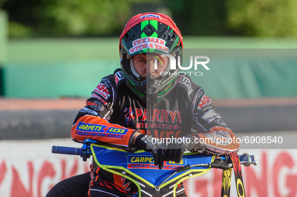  Nick Morris  waits for his heat during the SGB Premiership match between Wolverhampton Wolves and Belle Vue Aces at the Ladbroke Stadium, W...