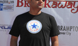 Comedian Russel Peters on the red carpet during the premiere party for the Indo-Canadian B...