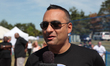 Comedian Russel Peters on the red carpet during the premiere party for the Indo-Canadian B...