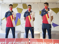 The Spanish athletes who will compete in the March category of the Tokyo 2020 Olympic Games, led by captain Chuso García Bragado, during thi...
