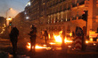 (150715) -- ATHENS, July 15, 2015 () -- Anti-bailout protesters clash with riot police in...