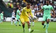 Derby County goalkeeper David Marshall in action during the Pre-season Friendly match bet...