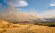 The Difesa Grande forest in flames for several days in Gravina in Puglia on 2 August 2021....