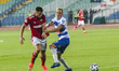 Yanic Wildschut /Left/ against Mato Miloš during CSKA Sofia v. Osijek  at UEFA Europa Conf...