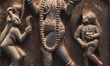 Relief carving depicting the tantric form of the goddess Kali known as Chhinnamasta at a s...