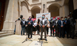 Bogota's Mayo Claudia Lopez (Left) along with Nicolas Garcia governor of the state of Cund...
