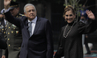 Andrés Manuel López Obrador, president of Mexico, and his wife, Beatriz Gutiérrez Müller,...